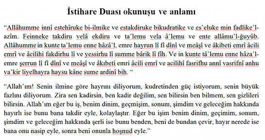 İstihare Duası Nasıl Yapılır? Okunuşu ve Anlamı